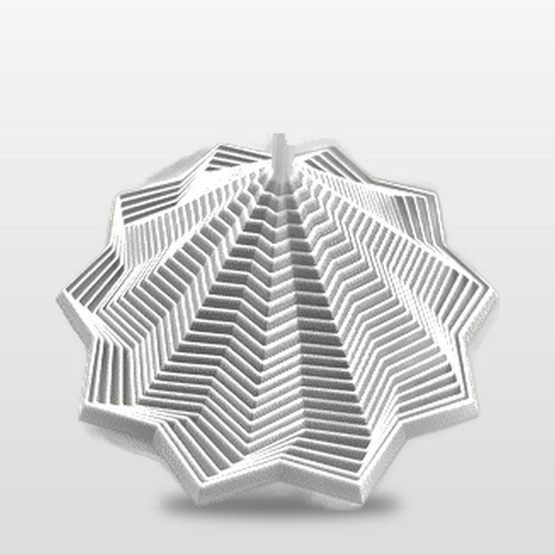 10-Star Fidget in white
