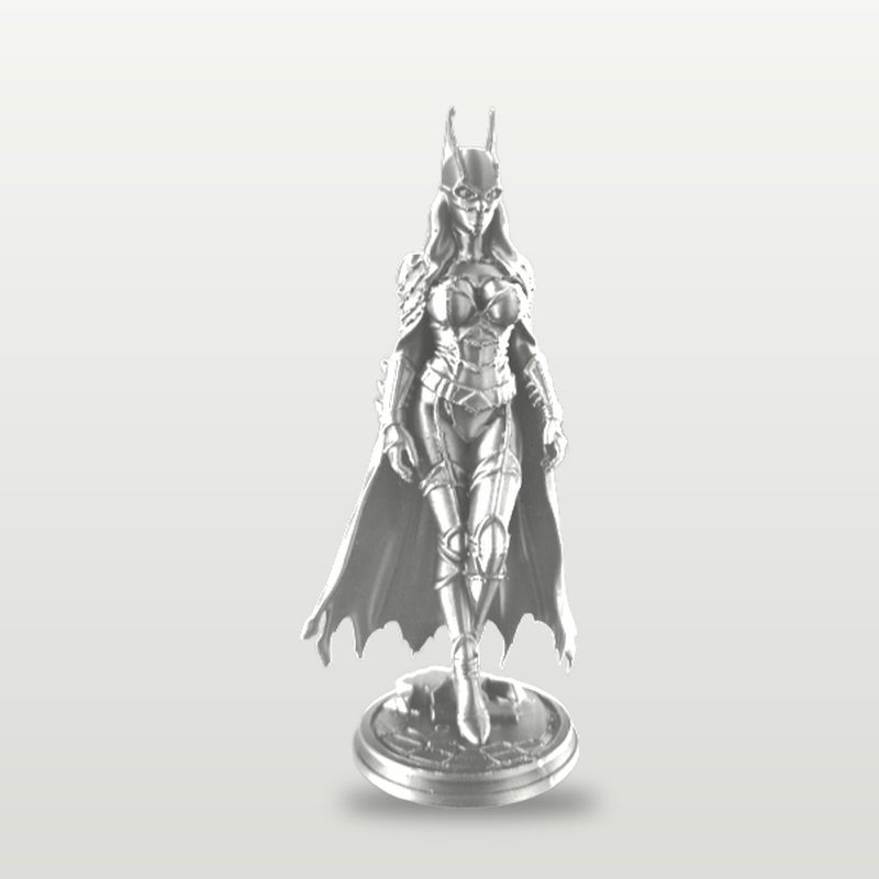 Batgirl in white