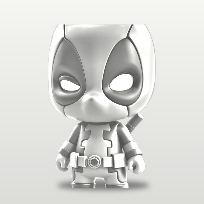 Deadpool in white