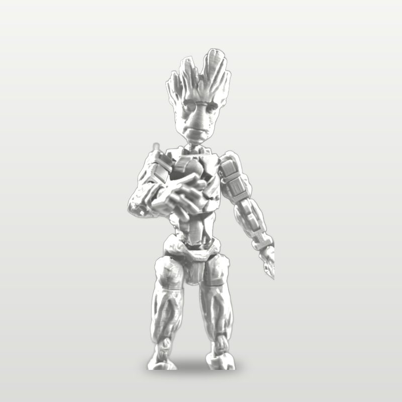 Groot in white