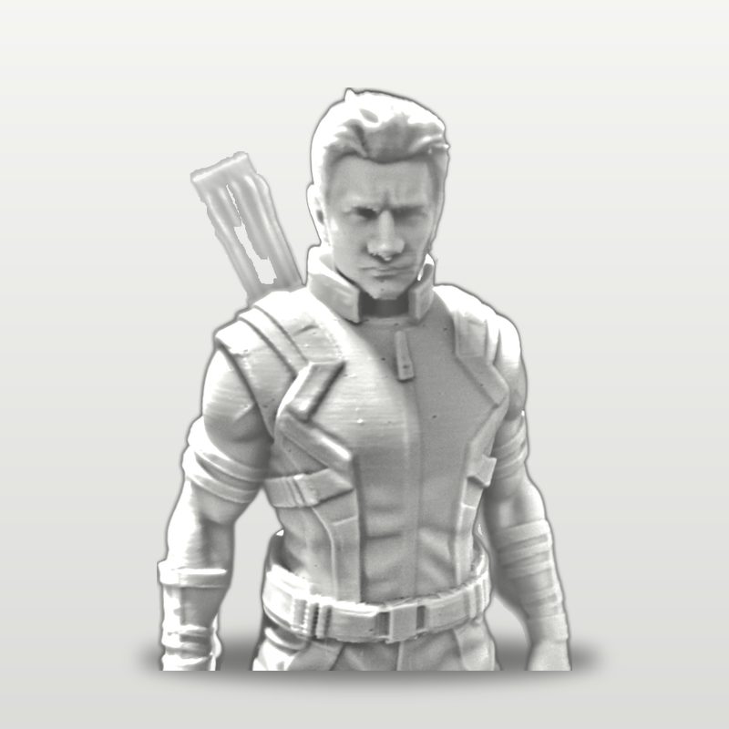 Hawkeye in white