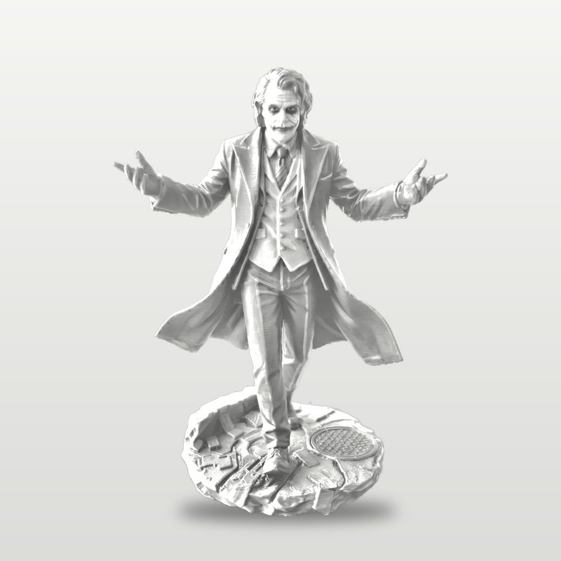 Joker in white