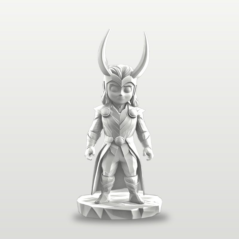 Loki in white