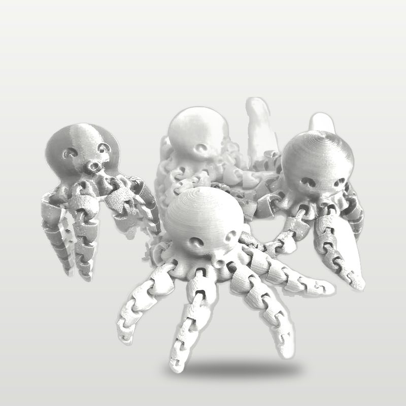 Mini Octopus in white