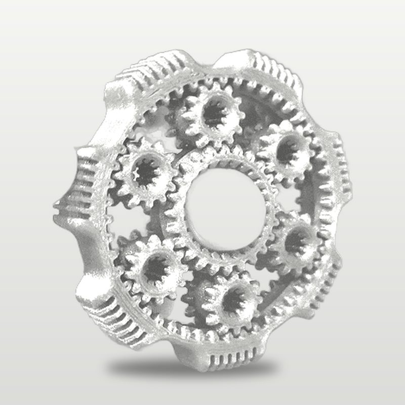 Planetary Gear Fidget Spinner in white