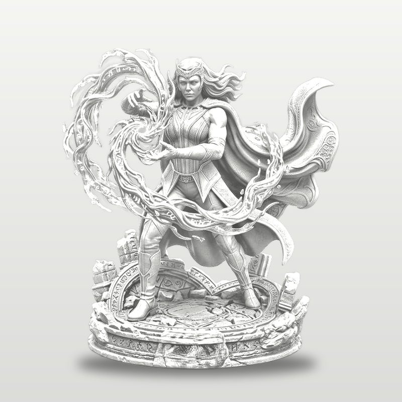 Scarlet Witch in white
