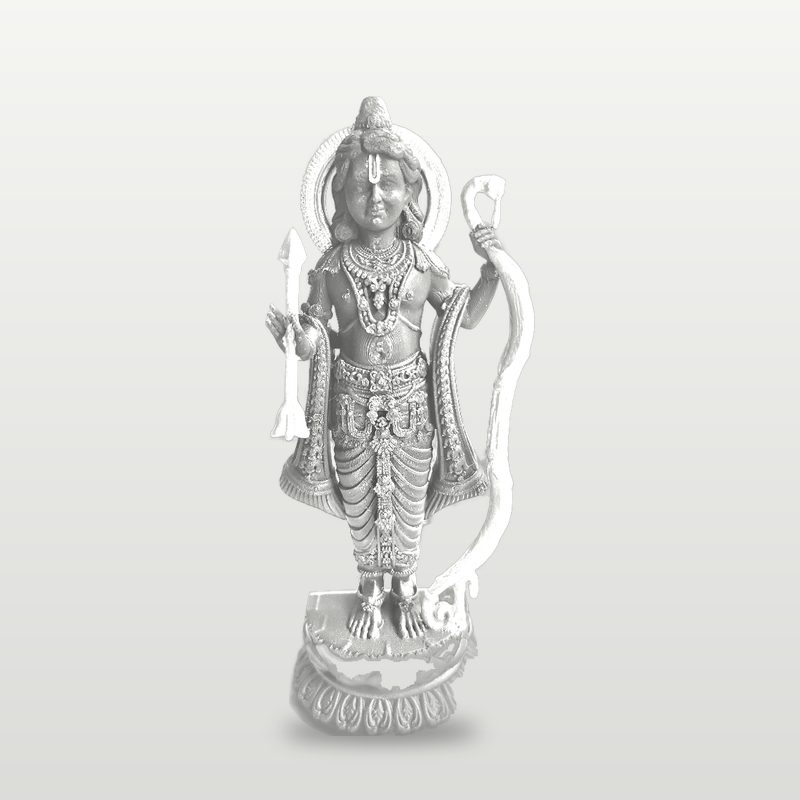 Shri Ram Ji idol in white