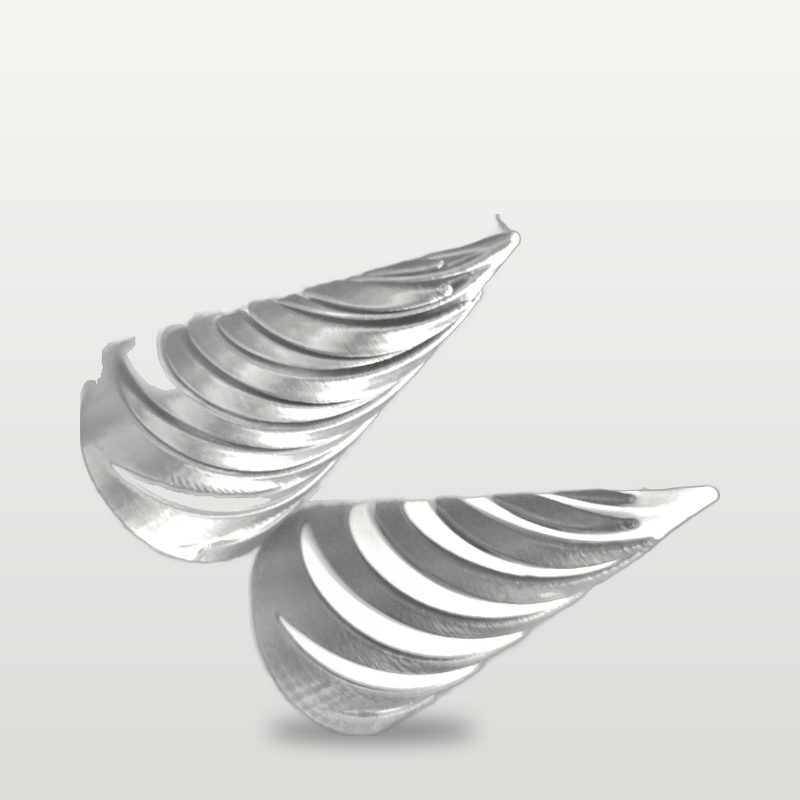 Spiral Fidget Cone in white
